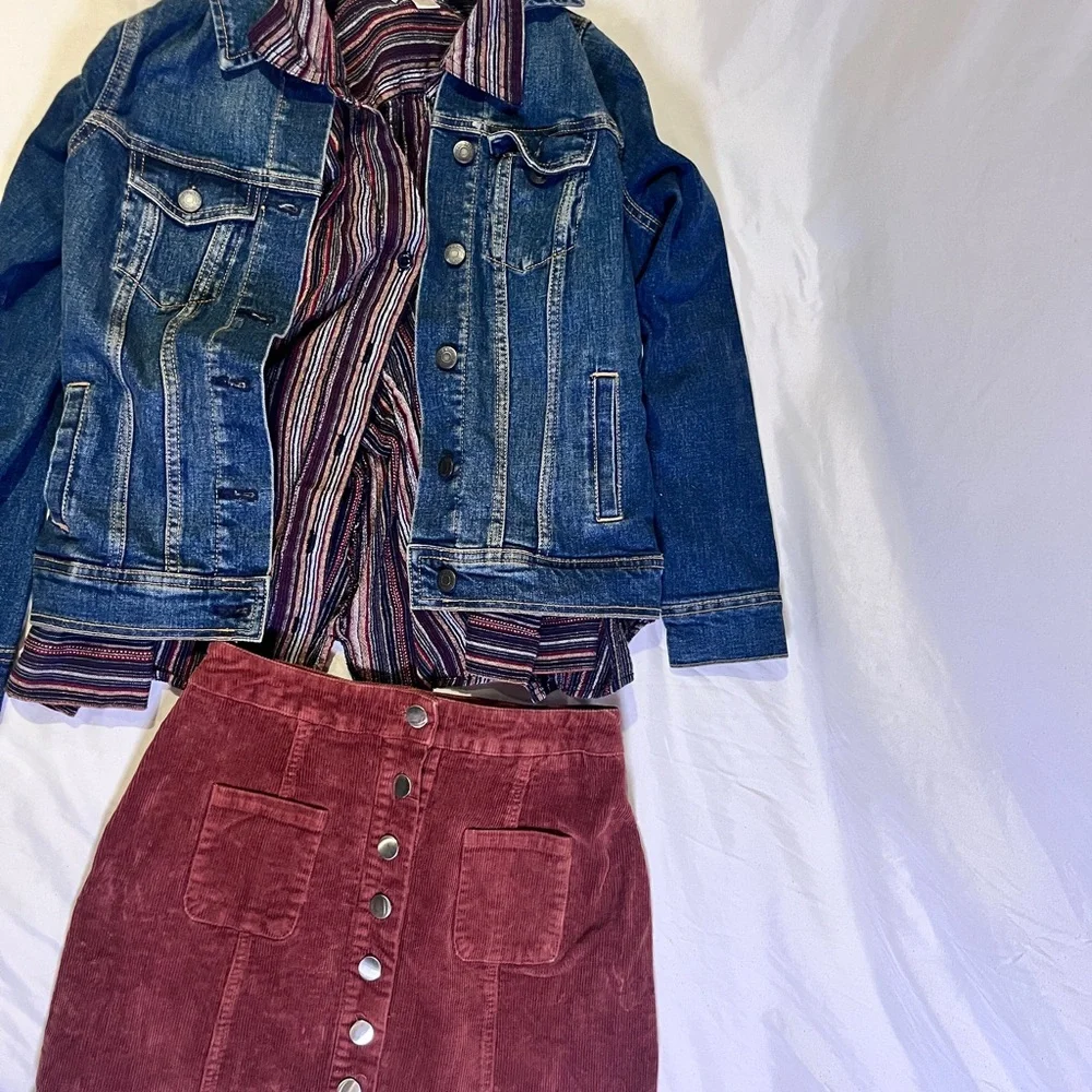Christopher & Banks Multicolor Striped Shirt - Picture 4 of 4
